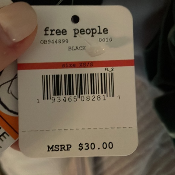 NWT Fee People So Bright Brami Bralette Black Size Xs/S - Picture 12 of 12